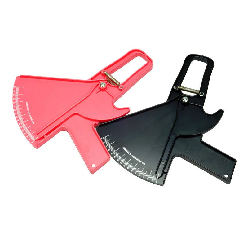 White Red Black Color 0-80mm Plicometro Slim Skinfold Caliper Plicometers Measure Body Fat Tester Keep Health Fitness 5pcs/lot