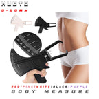 White Red Black Color 0-80mm Plicometro Slim Skinfold Caliper Plicometers Measure Body Fat Tester Keep Health Fitness 5pcs/lot