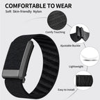 Stretchy Bands for Whoop 4.0 Adjustable Sport Comfort Nylon Elastic Braided Wristbands for Whoop 4.0 Wearable Health Fitness