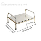【S】Kitchen Stainless Steel Induction Cooker Rack Floor Mounted Multifunctional Shelf Gas Stove Support Kitchen Accessories