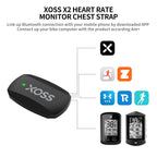 XOSS X2 Chest Strap Heart Rate Sensor Monitor Bluetooth ANT+ Wireless Health Fitness Smart Bicycle Sensor