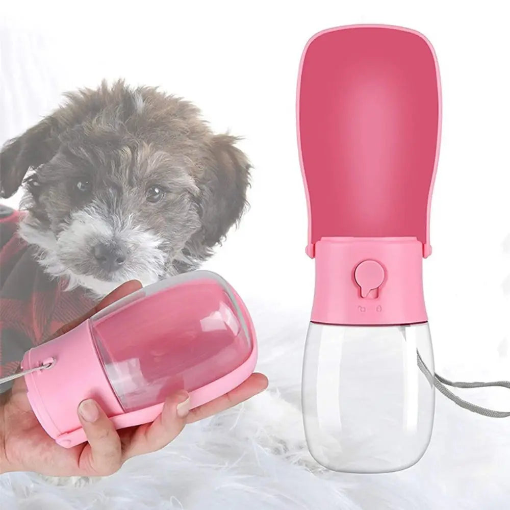 Pet Supplies 300ml Pet Dog Water Bottle Portable Leakproof Pet Walking Feeder Foldable Pet Water Dispenser Drinking