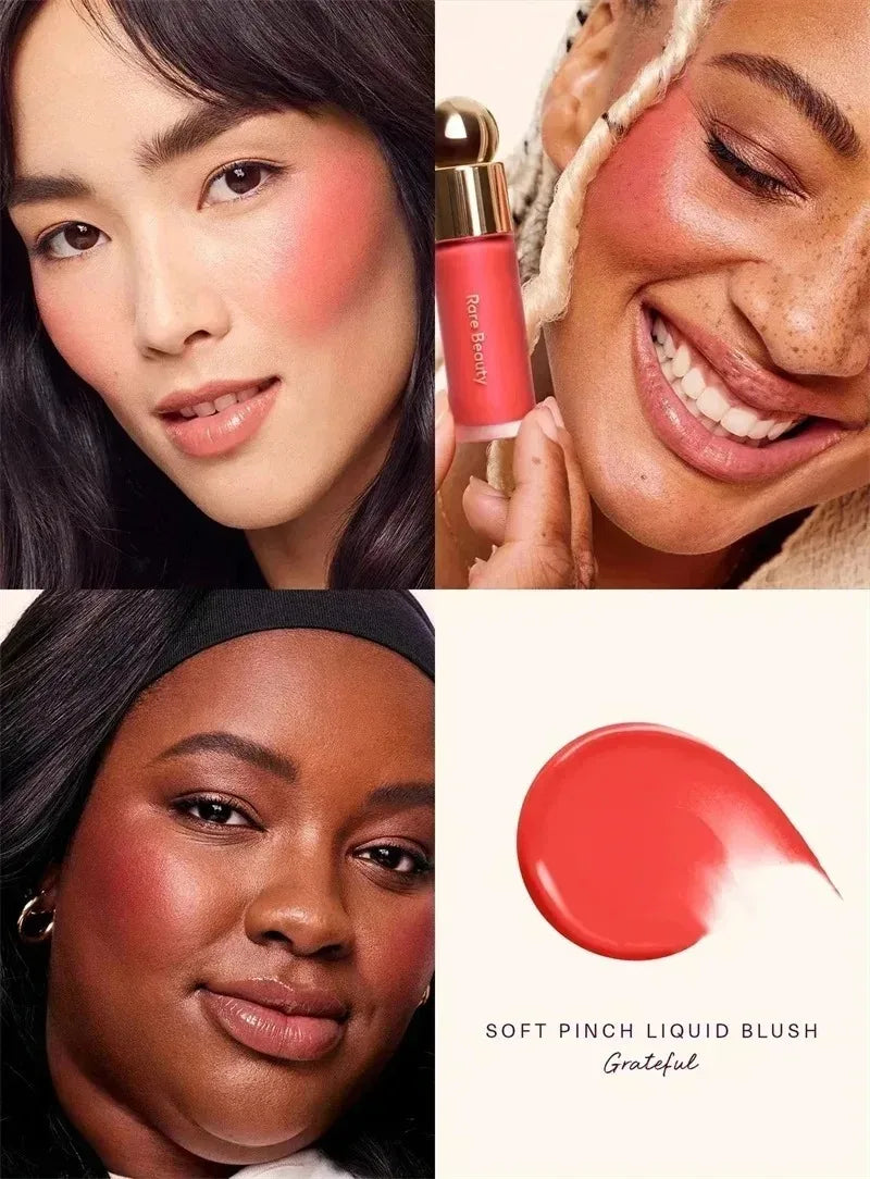 Rare Beauty Soft Pinch Liquid Blush Suitable Cheeks Waterproof and Long-Lasting Plump Suitable All Skin Color Natural Cosmetic