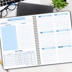 2026 Daily Planner 300 Sheets | Mental Health Fitness Tracker Goal Diary for Students & Teachers (School/Office Stationery)