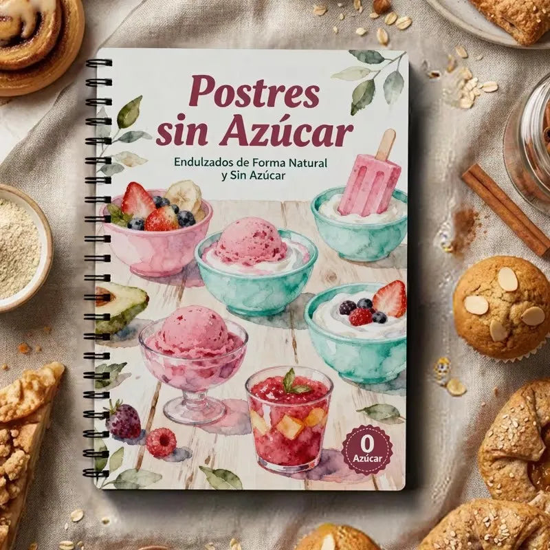 Bestseller, Health Fitness, Sugar Free Dessert Recipe Guide, Easy Sugar Free Snack Notebook, Notebook Weight Loss