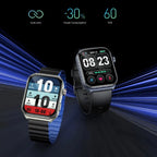 Kieslect Ks2 Smart Watch Waterproof 3ATM Black with 2.01'' AMOLED Display Health Fitness Activity Tracker with Calling Function