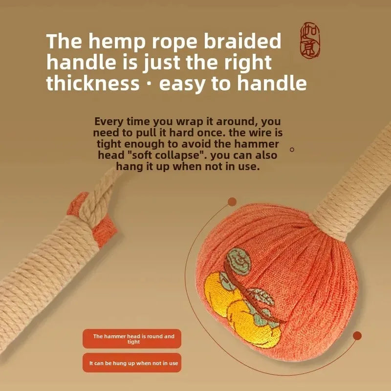 Korea Handmade Health Fitness Acupressure Hammer Leisure Artemisia Hammer Gifts