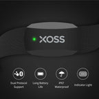XOSS X2 Chest Strap Heart Rate Monitor for Cycling, Running, Hiking, Bluetooth ANT+ Wireless Health Fitness Smart Bicycle Sensor