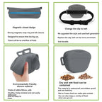 Pet Supplies Silicone Dogs Treat Bag Pet Portable Dog Training Waist Bag Outdoor Feeder Puppy Snack Reward Storage Bag with Belt