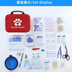 Premium Pet First Aid Kit Emergency Medical Supplies for Dogs Cat Home & Travel Safety Use Waterproof Emergency Kit