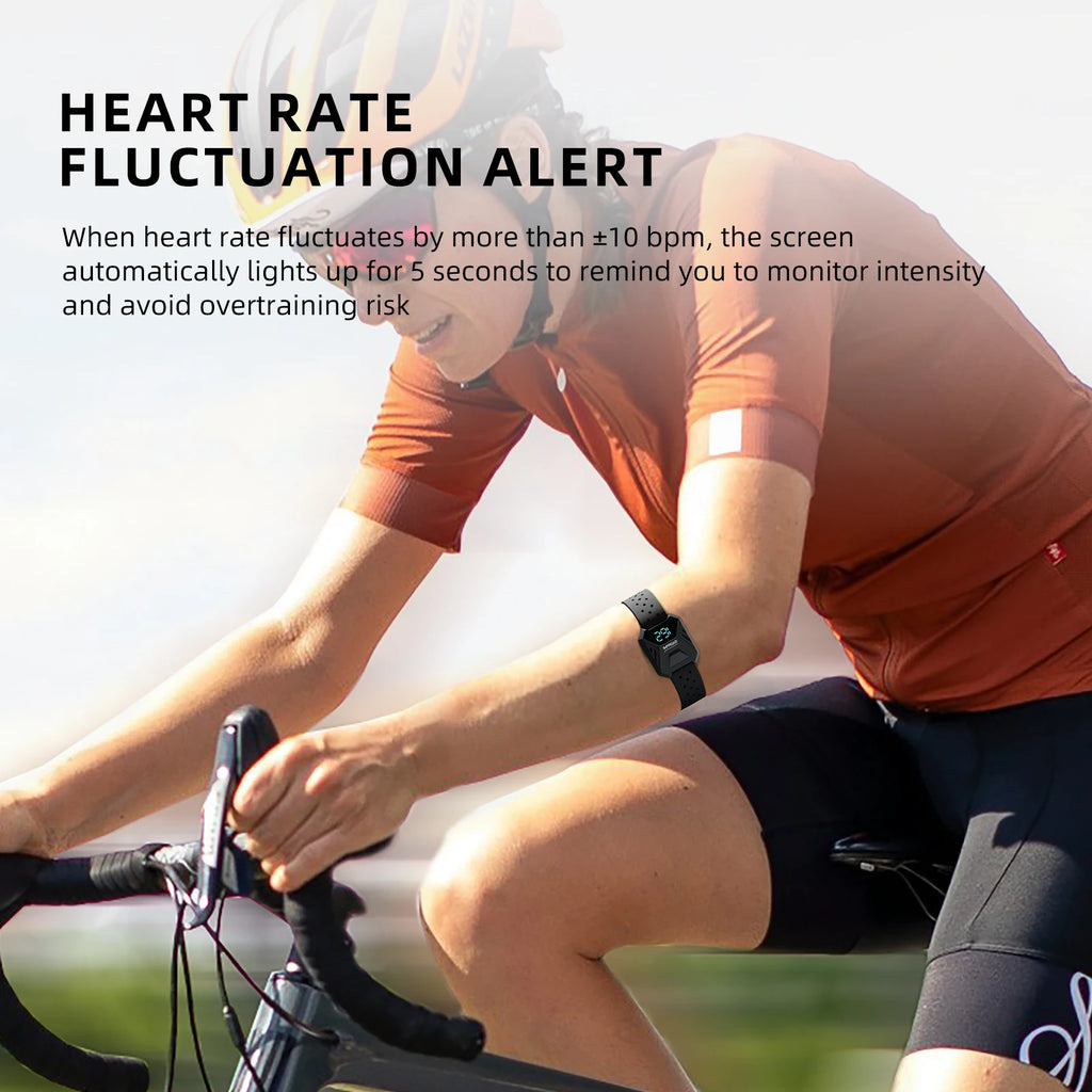 CYCLAMI Heart Rate Sensor Armband for Cycling, Running, Hiking, Bluetooth ANT+ Wireless Health Fitness Smart Bicycle Sensor