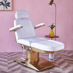 Beauty Salon 3 or 4 Motor Metal Base Beauty Bed with Manual and Remote Control