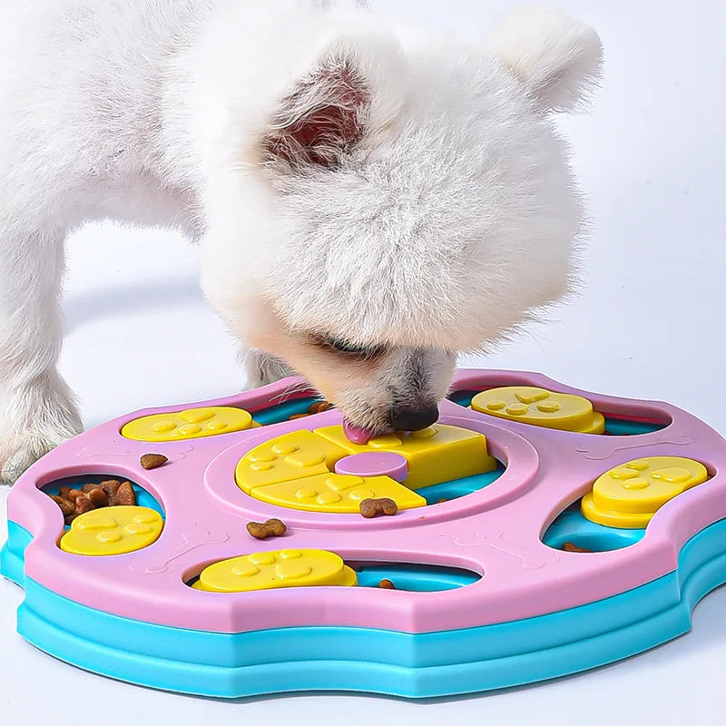 Pet supplies: dog educational toys for boredom relief, interactive educational feeding toys, feeding bowls