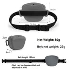 Pet Supplies Silicone Dogs Treat Bag Pet Portable Dog Training Waist Bag Outdoor Feeder Puppy Snack Reward Storage Bag with Belt