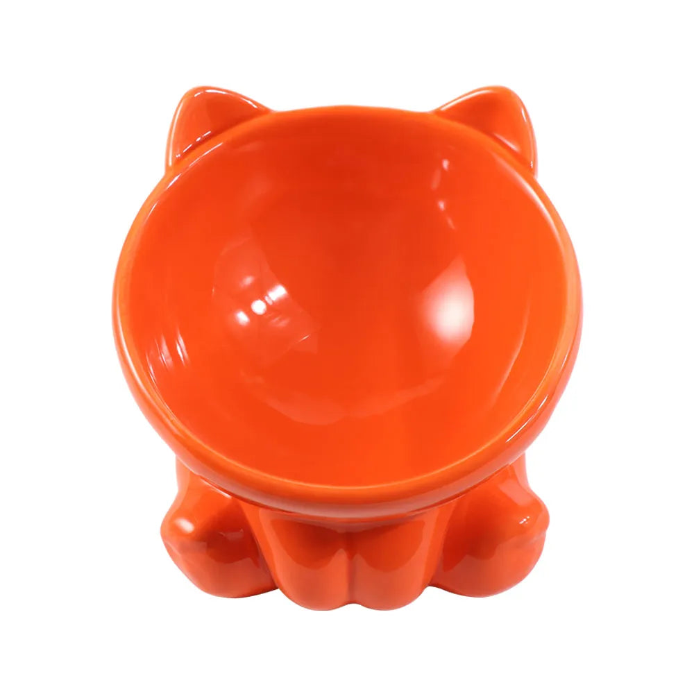 Supplies Drinking Eating Puppy Kitten Protection Cervical Pet Supplies Water Feeder Container Pet Feeding Bowl Cat Food Bowl