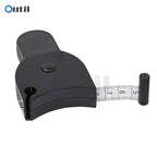 150cm Self-tightening Body Measuring Tape Health Fitness Tester Metric Centimeter Tape Ruler Body Circumference Measuring Tape