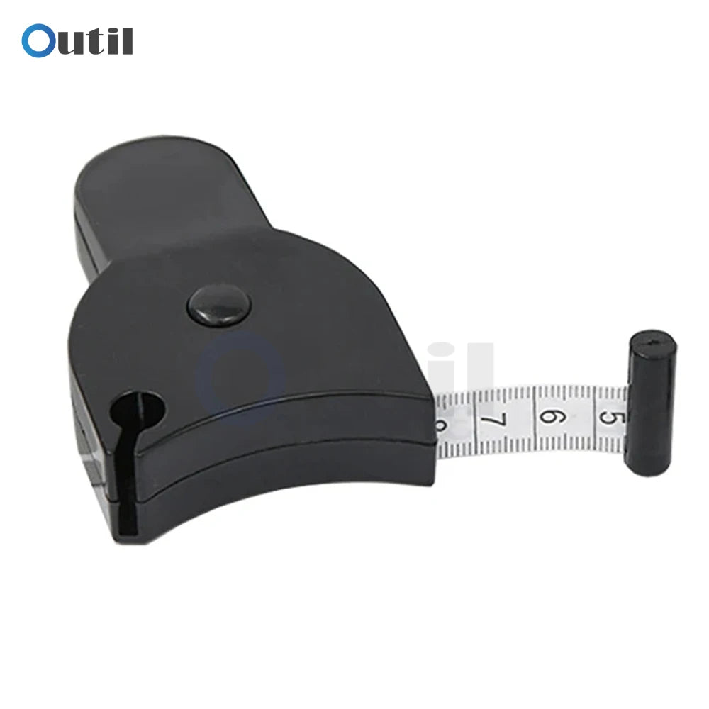 150cm Self-tightening Body Measuring Tape Health Fitness Tester Metric Centimeter Tape Ruler Body Circumference Measuring Tape