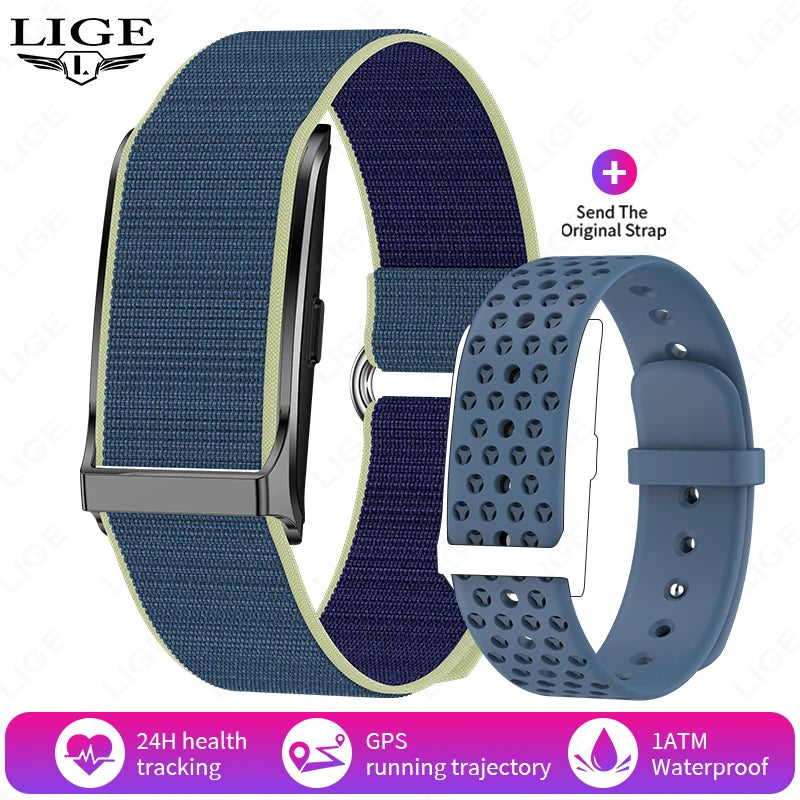 LIGE 2025 New Smart Watch Men Health Fitness Track Screenless Smart Wristband Wearable Sport Bracelet 1ATM Waterproof Smartwatch