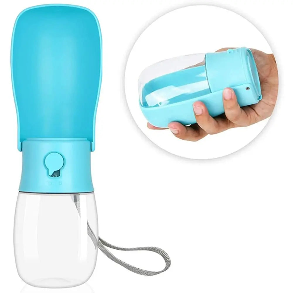 Pet Supplies 300ml Pet Dog Water Bottle Portable Leakproof Pet Walking Feeder Foldable Pet Water Dispenser Drinking