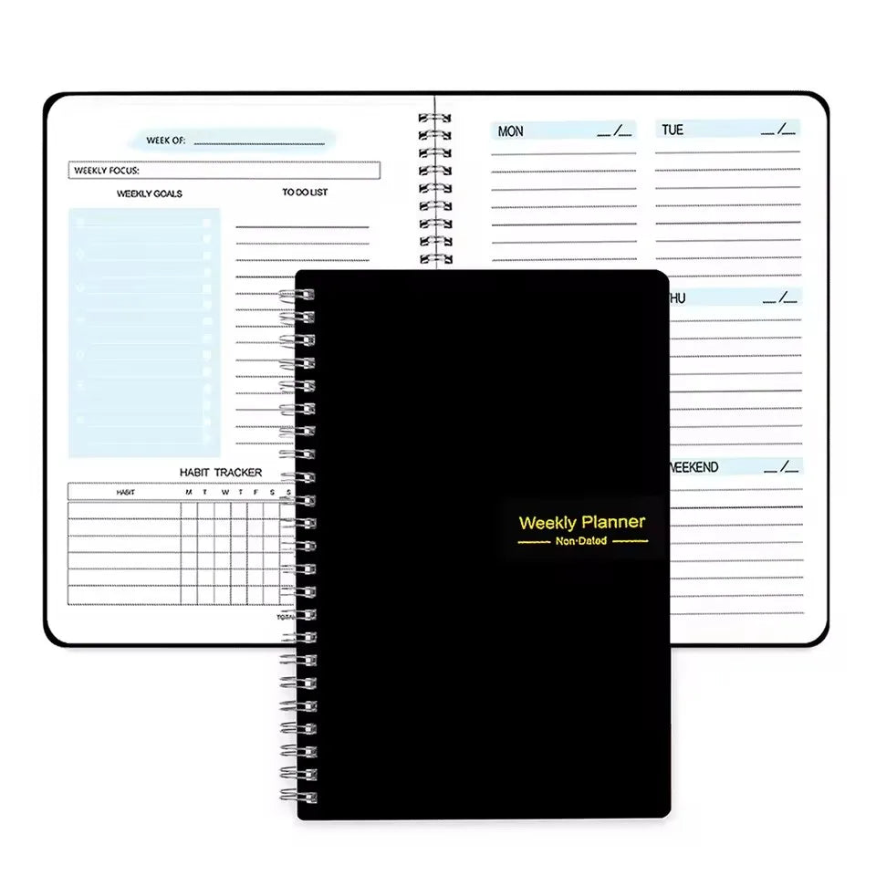 2026 Daily Planner 300 Sheets | Mental Health Fitness Tracker Goal Diary for Students & Teachers (School/Office Stationery)