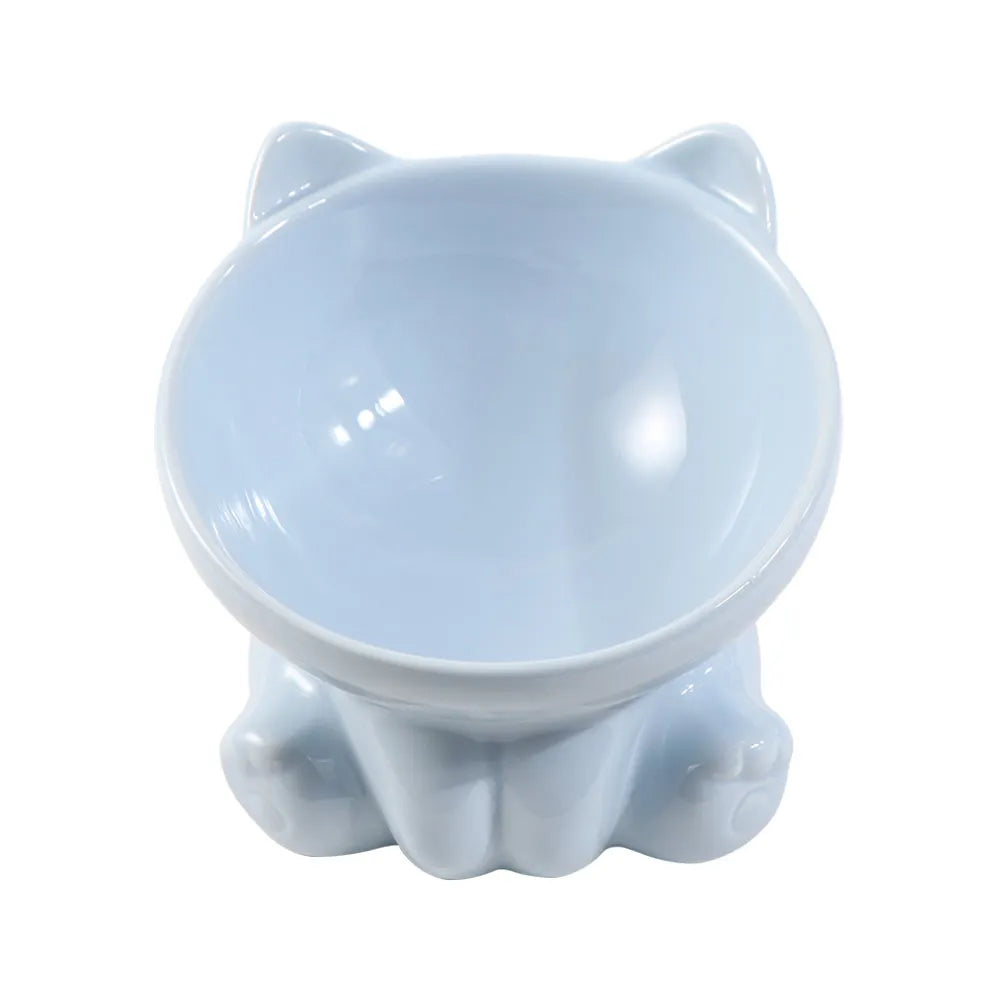 Supplies Drinking Eating Puppy Kitten Protection Cervical Pet Supplies Water Feeder Container Pet Feeding Bowl Cat Food Bowl
