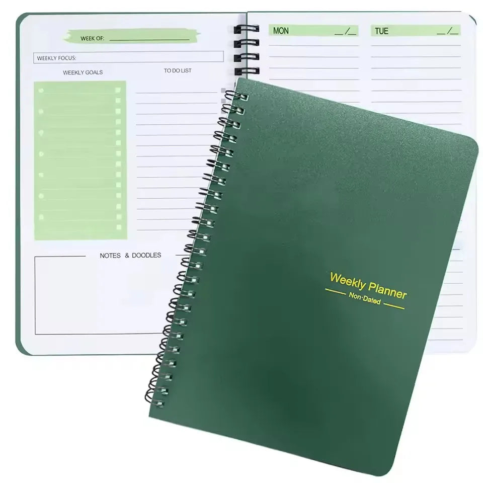 2026 Daily Planner 300 Sheets | Mental Health Fitness Tracker Goal Diary for Students & Teachers (School/Office Stationery)