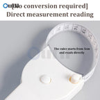 150cm Self-tightening Body Measuring Tape Health Fitness Tester Metric Centimeter Tape Ruler Body Circumference Measuring Tape