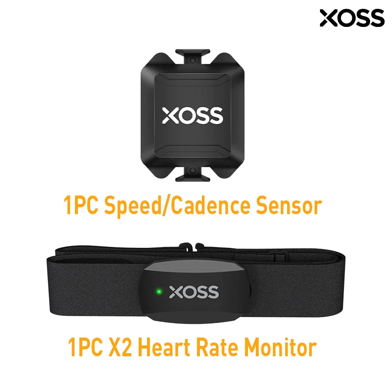 XOSS X2 Chest Strap Heart Rate Sensor Monitor Bluetooth ANT+ Wireless Health Fitness Smart Bicycle Sensor