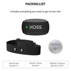 XOSS X2 Chest Strap Heart Rate Sensor Monitor Bluetooth ANT+ Wireless Health Fitness Smart Bicycle Sensor