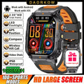 Outdoor Sport Smart Watch 2.00" 3ATM Waterproof LED Flashlight Answer Call 1000mAH Big Battery Health Fitness Tracker Smartwatch