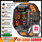 Outdoor Sport Smart Watch 2.00" 3ATM Waterproof LED Flashlight Answer Call 1000mAH Big Battery Health Fitness Tracker Smartwatch