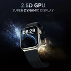 Kieslect Ks2 Smart Watch Waterproof 3ATM Black with 2.01'' AMOLED Display Health Fitness Activity Tracker with Calling Function