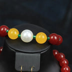 Fashion temperament red suit, trendy personalized jewelry